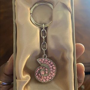 Argento SC Pink Seashell Keychain
